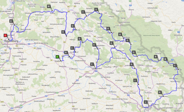 Motorradtour Bayern
